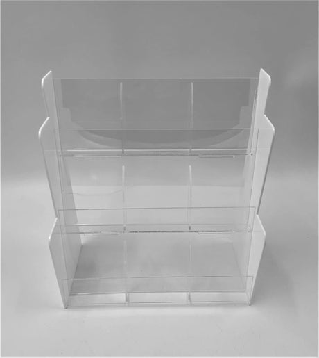 Custom Clear and White Acrylic Jewelry Display