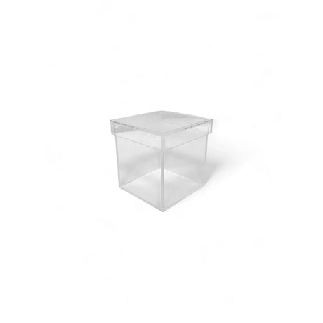 Clear Acrylic 5-Sided Display Box w/ Shoe Box Style Lid