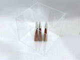 6" x 6" x 6" Clear 5-Sided Acrylic Box 1/8" Thick