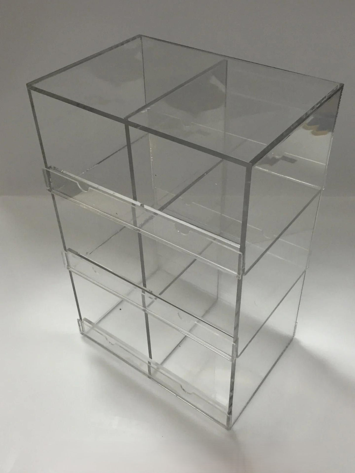 Clear Acrylic 6-Compartment Display