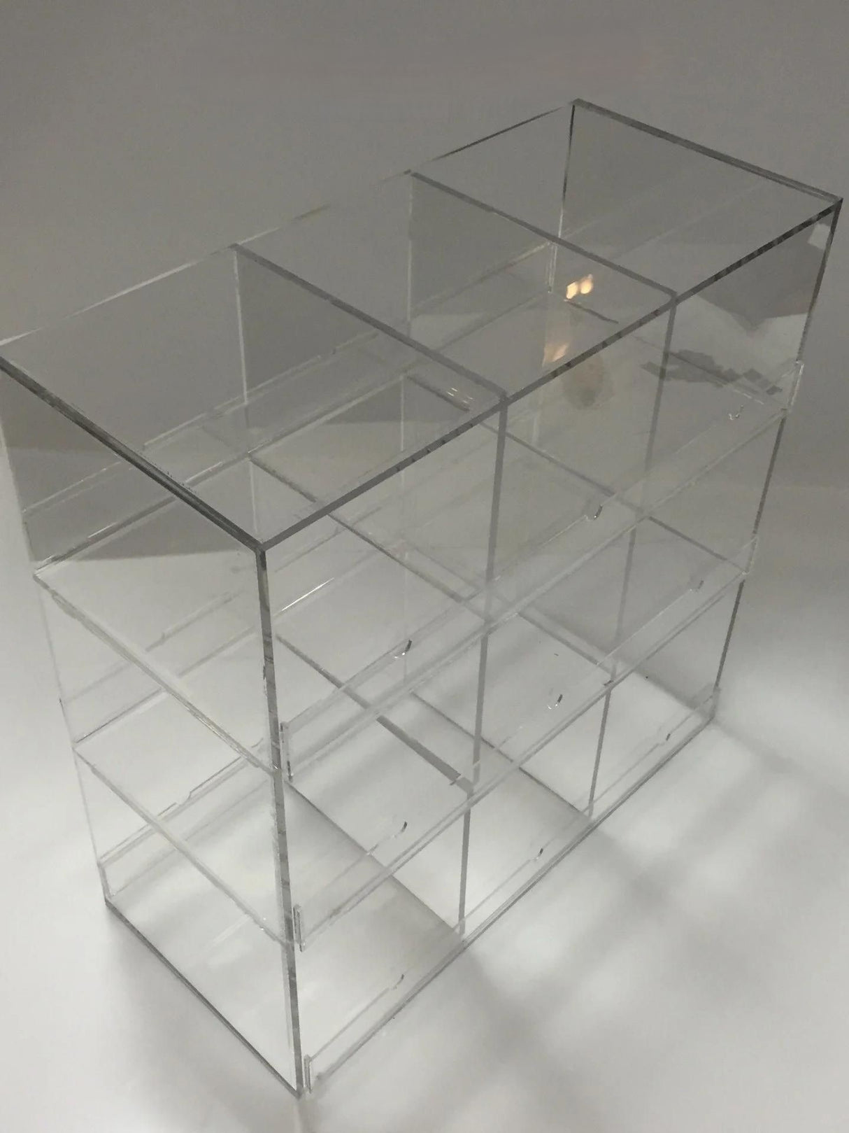 9 Compartment Clear Acrylic Display