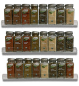 Clear Acrylic Invisible Spice Rack - 3 Shelf Set