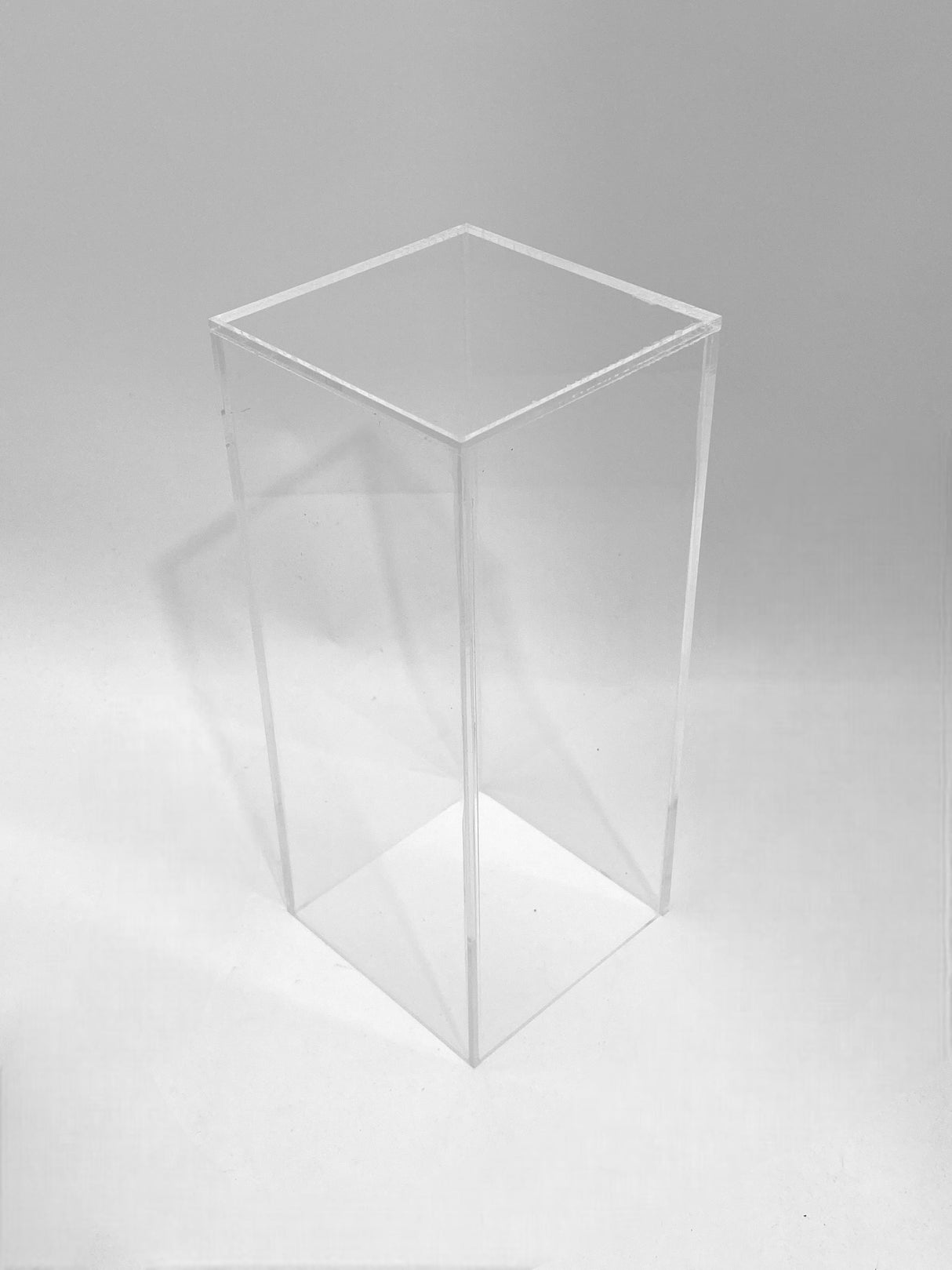23" x 23" x 18" Clear Acrylic Display Pedestal