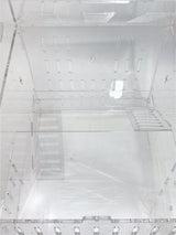 Extra Large Clear Acrylic Hamster Cage W/ Clear Acrylic Removable Base Tray