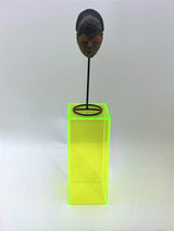 12" x 12" x 12" - Fluorescent Green Acrylic Pedestal