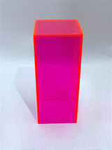 12" x 12" x 30" - Fluorescent Pink Acrylic Pedestal