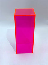 15" x 15" x 36" - Fluorescent Pink Acrylic Pedestal