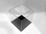 16" x 16" x 16" Clear Acrylic Display Case w/ Black Base