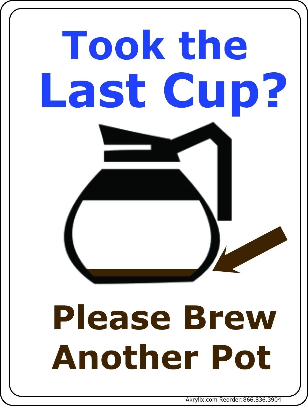 Vinyl PVC Sign - "WWJD - Brew More Coffee"