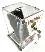 Clear Acrylic Wall Mounted Cell Phone Locker