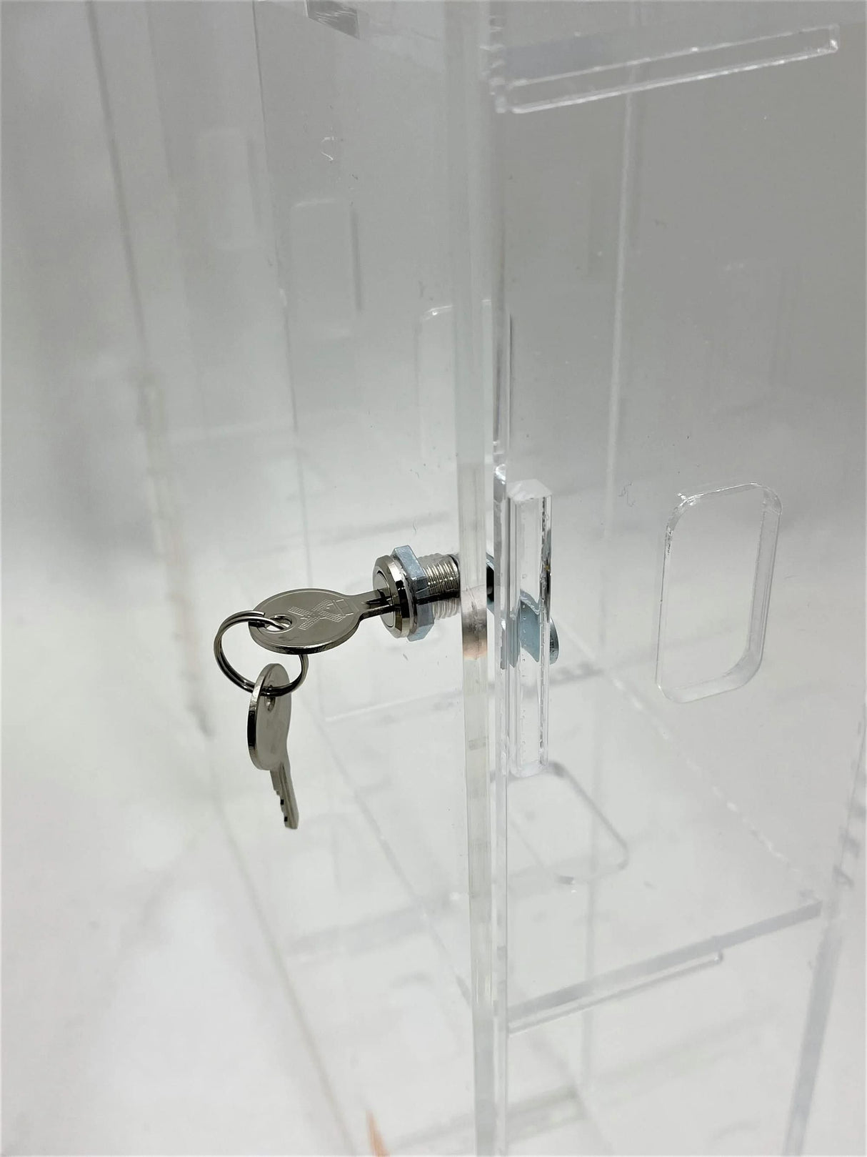 Wall Mounted Single Door Clear Acrylic Cell Phone Locker