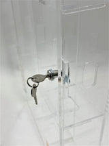 Wall Mounted Single Door Clear Acrylic Cell Phone Locker