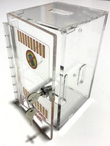 Clear Acrylic Wall Mounted Cell Phone Locker