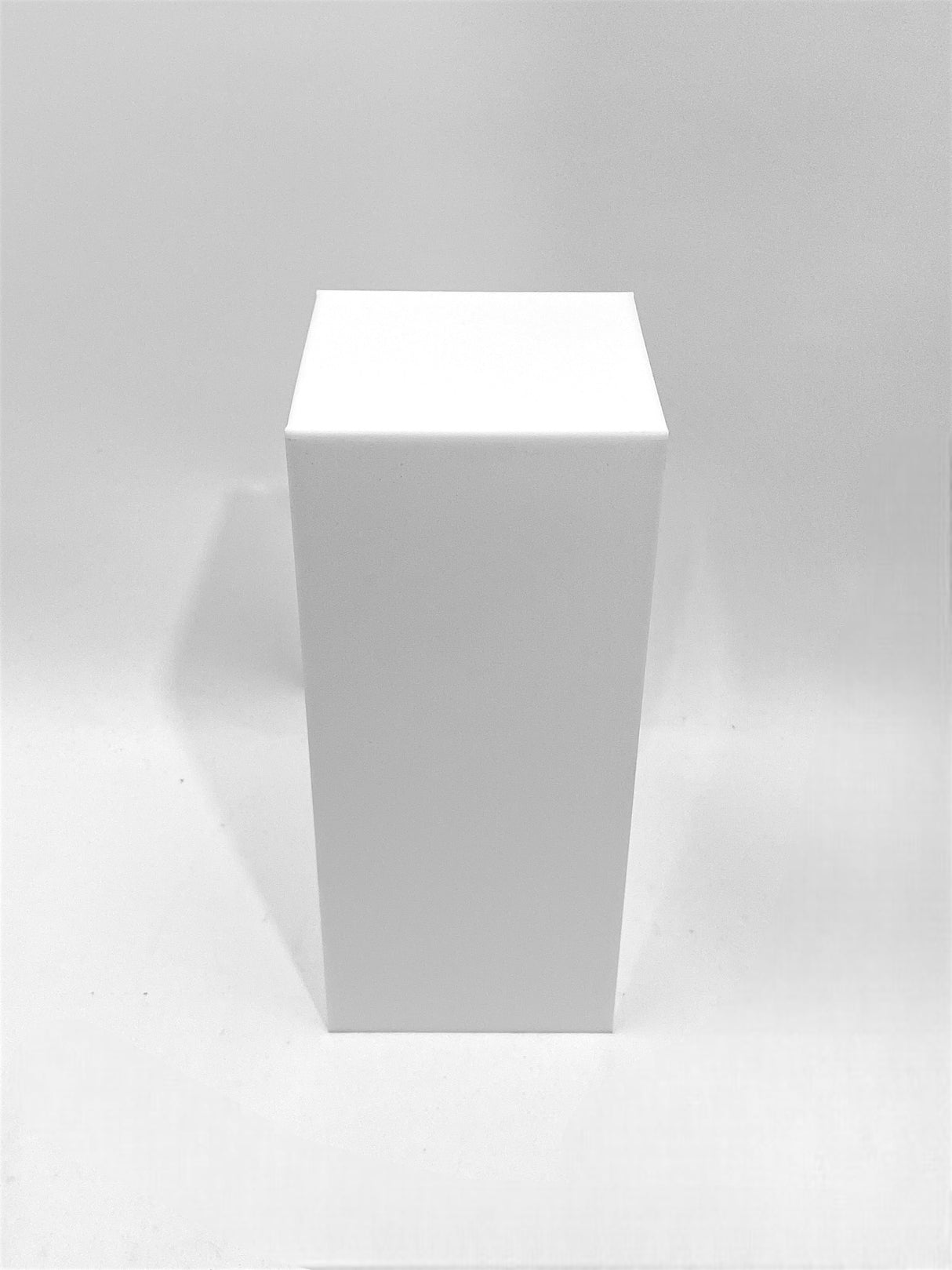 12" x 12" x 30" - White Acrylic Pedestal