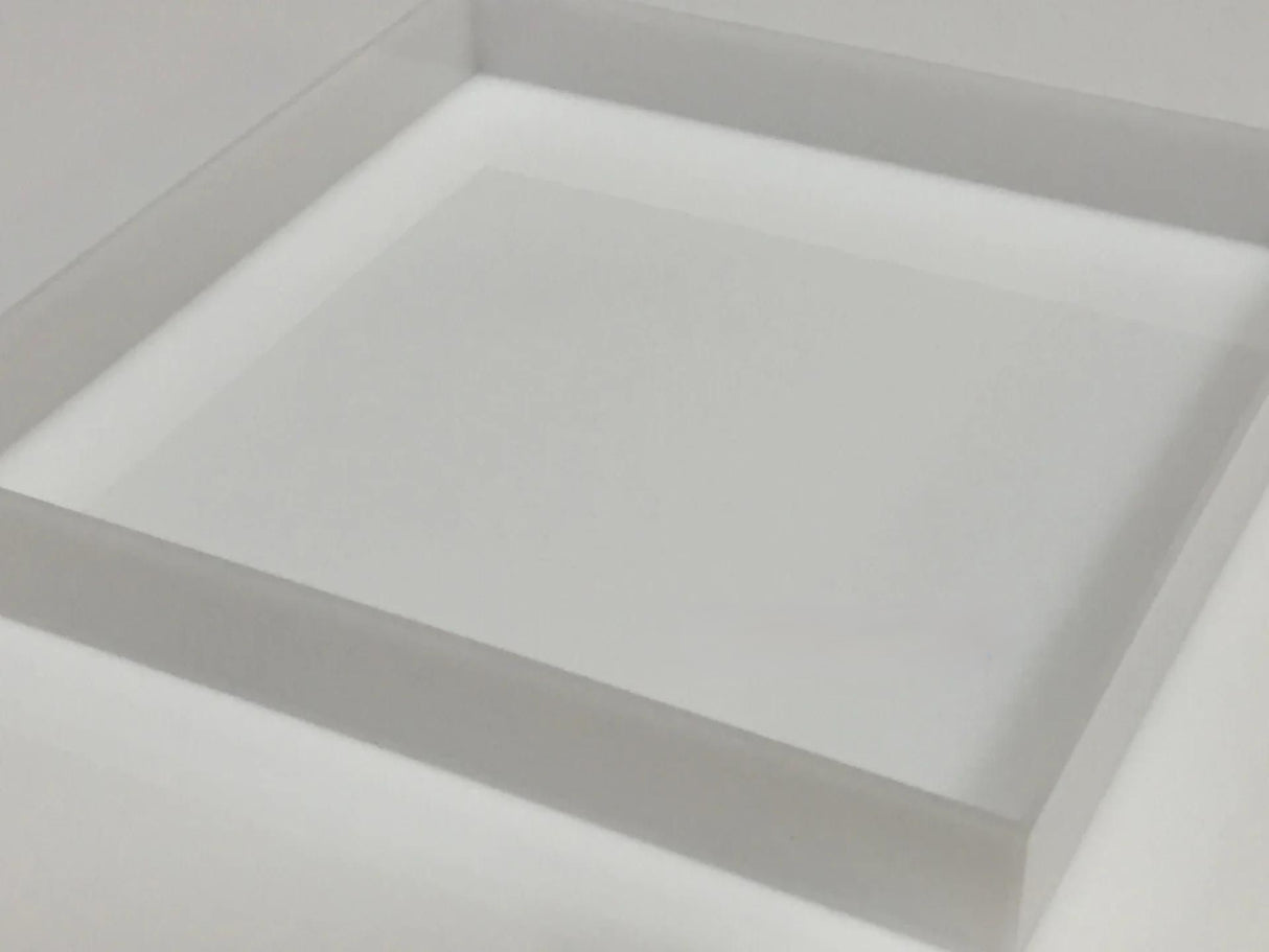 10" x 10" x 2" - White Acrylic Trays